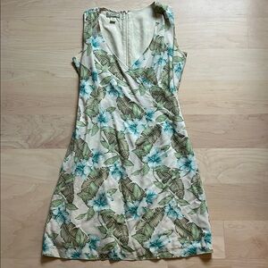 Tommy Bahama 100% Silk faux-wrap style Dress size 6